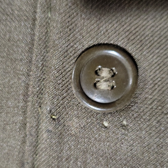 WWII Ike style wool jacket with patching etc Dec 16th, 1944 - Picture 6 of 12